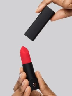 Lovense Exomoon App Controlled Rechargeable Silicone Lipstick Bullet Vibrator -Online Sex toys shop 85864 a48133 black 003
