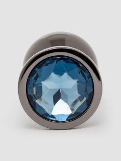Lovehoney Gunmetal Jewelled Metal Medium Butt Plug 3 Inch -Online Sex toys shop 85887 a45717 grey 002