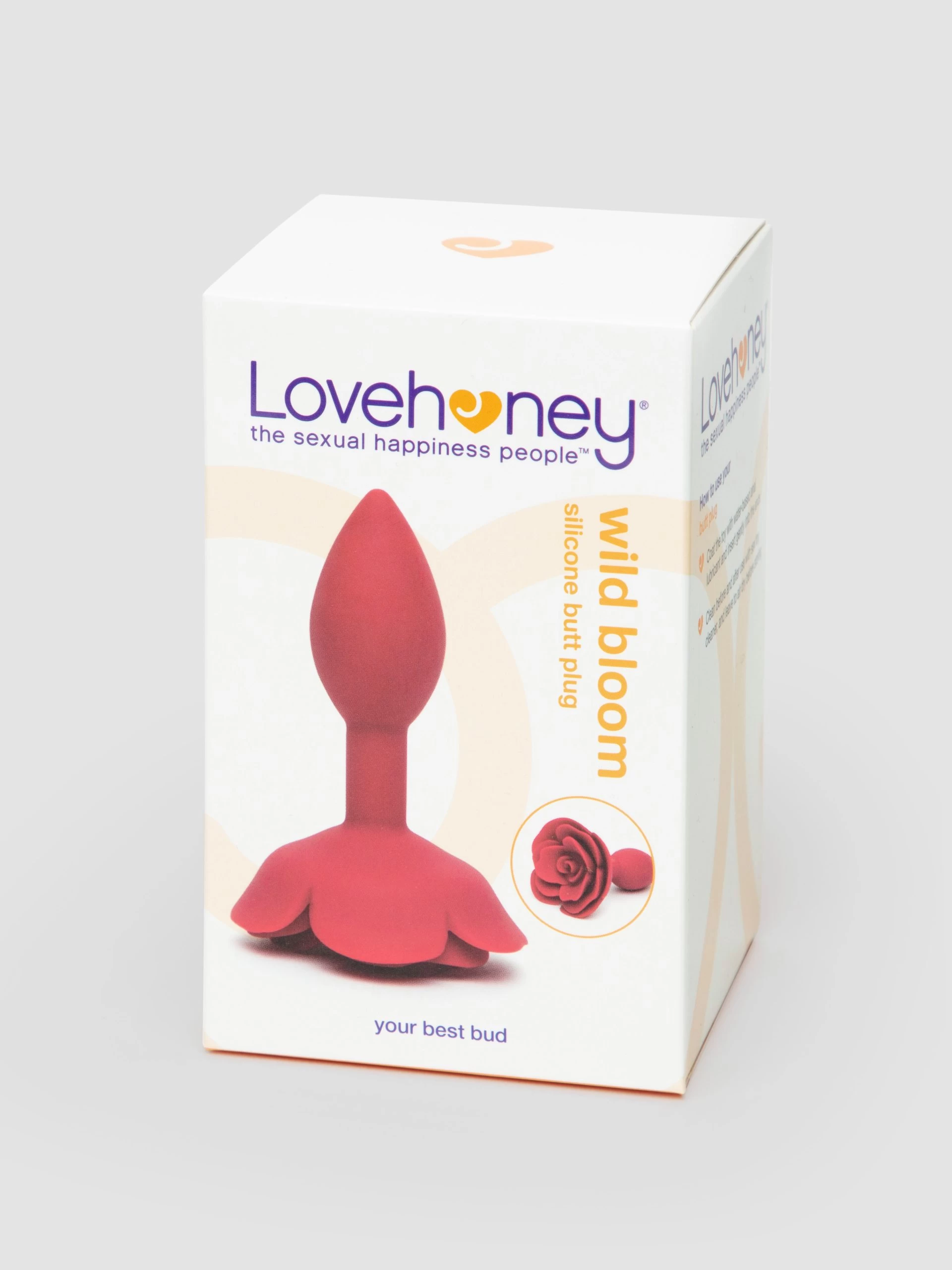 Lovehoney Wild Bloom Silicone Rose Butt Plug 8 Lovehoney Wild Bloom Silicone Rose Butt Plug - Image 6