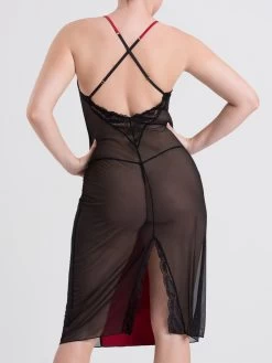 Lovehoney Empress Red Satin Long Slip -Online Sex toys shop 85932 a48190 red regular 003