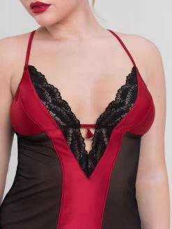 Lovehoney Empress Red Satin Long Slip -Online Sex toys shop 85932 a48190 red regular 004