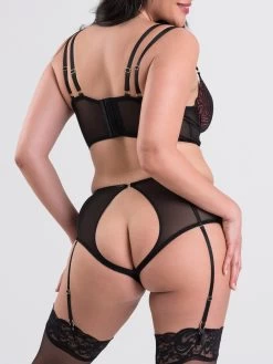 Lovehoney Plus Size Dark Paradise Black And Copper Crotchless Bra Set 10 Lovehoney Plus Size Dark Paradise Black And Copper Crotchless Bra Set -Online Sex toys shop 85990 a48226 black x size 002