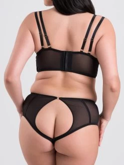 Lovehoney Plus Size Dark Paradise Black And Copper Crotchless Bra Set 12 Lovehoney Plus Size Dark Paradise Black And Copper Crotchless Bra Set -Online Sex toys shop 85990 a48226 black x size 004