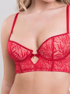 Lovehoney Parisienne Charm Red Lace Crotchless Bra Set -Online Sex toys shop 86026 a47870 red regular 005