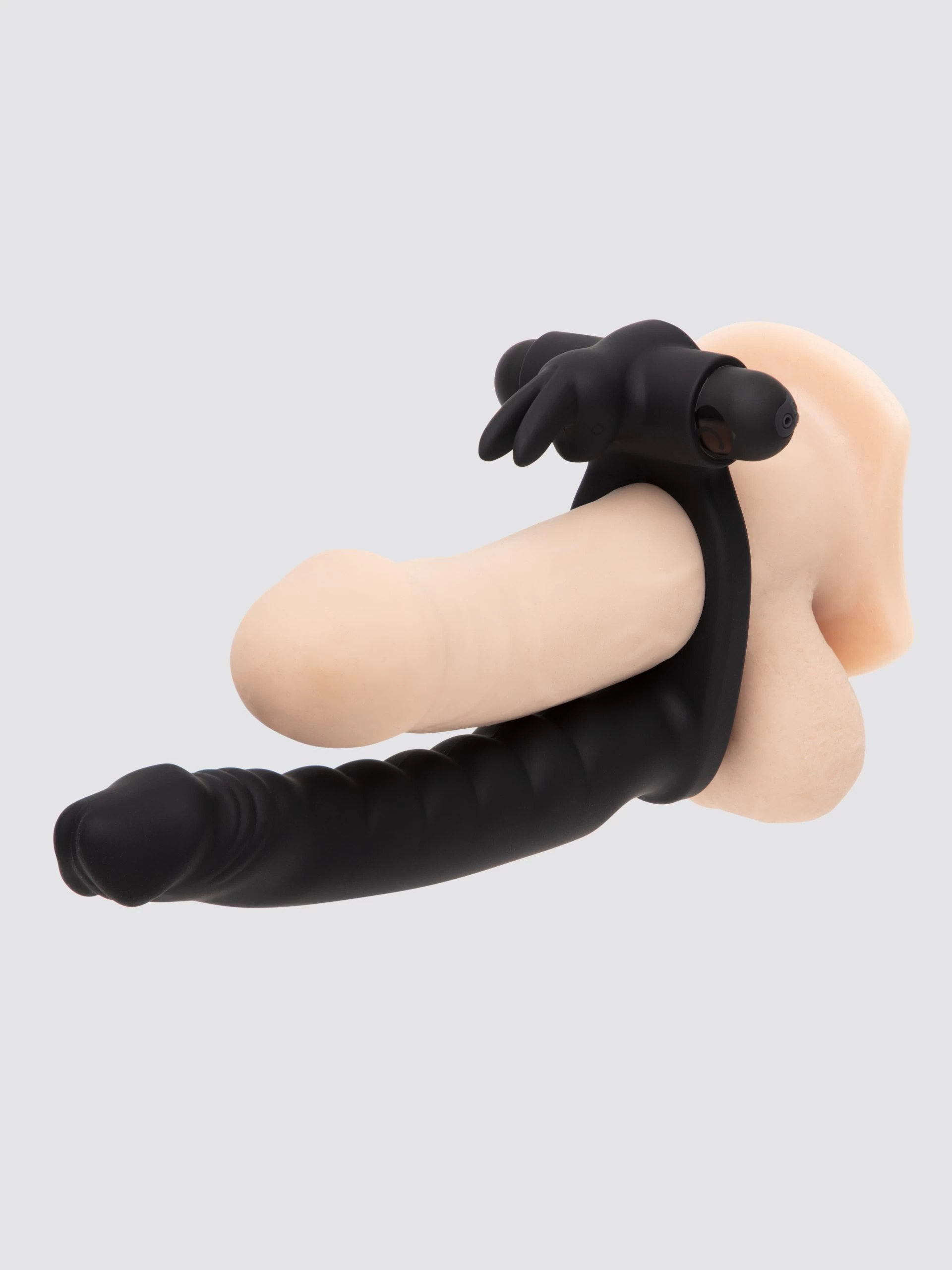 Lovehoney Double Buzz Vibrating Rabbit Double Penetration Strap-On 3 Lovehoney Double Buzz Vibrating Rabbit Double Penetration Strap-On