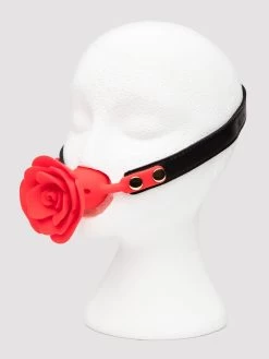 Lovehoney Wild Bloom Silicone Rose Ball Gag -Online Sex toys shop 86079 a48285 black 005