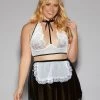 Escante Plus Maid Up French Maid Costume -Online Sex toys shop 86098 a48294 black x size 000