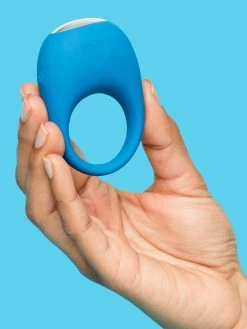Lovehoney Mon Ami Silicone Vibrating Love Ring -Online Sex toys shop 86110 a48305 blue 002