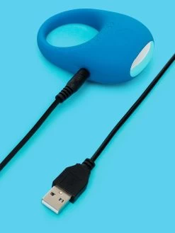 Lovehoney Mon Ami Silicone Vibrating Love Ring -Online Sex toys shop 86110 a48305 blue 006