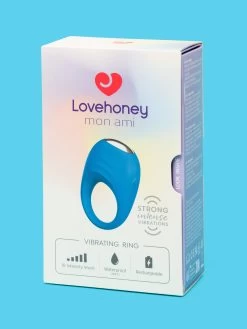 Lovehoney Mon Ami Silicone Vibrating Love Ring -Online Sex toys shop 86110 a48305 blue 007