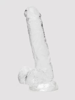 Lovehoney Enjoy Clear Dildo With Balls 7 Inch