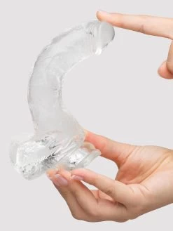 Lovehoney Enjoy Clear Dildo With Balls 7 Inch -Online Sex toys shop 86115 a48310 clear 005