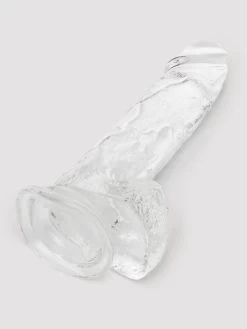 Lovehoney Enjoy Clear Dildo With Balls 8 Inch 11 Lovehoney Enjoy Clear Dildo With Balls 8 Inch -Online Sex toys shop 86116 a48311 clear 003 1