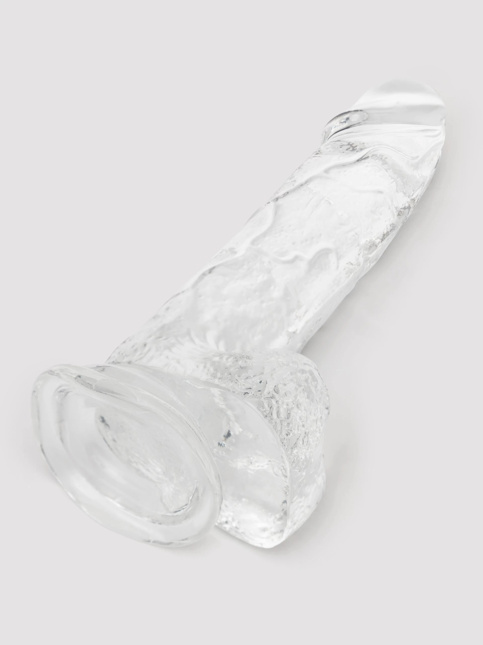 Lovehoney Enjoy Clear Dildo With Balls 8 Inch 5 Lovehoney Enjoy Clear Dildo With Balls 8 Inch - Image 4