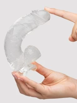 Lovehoney Enjoy Clear Dildo With Balls 8 Inch 13 Lovehoney Enjoy Clear Dildo With Balls 8 Inch -Online Sex toys shop 86116 a48311 clear 005 1