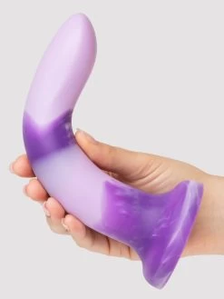 Lovehoney Shape Shifter Posable Super-Soft Silicone Dildo 7 Inch -Online Sex toys shop 86128 a48321 purple 004