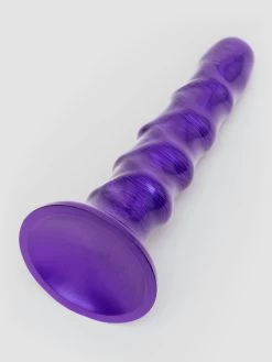 Lovehoney New Wave Metallic Wavy Textured Dildo 6.5 Inch 10 Lovehoney New Wave Metallic Wavy Textured Dildo 6.5 Inch -Online Sex toys shop 86129 a48322 purple 002