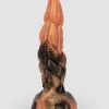 Fantasy Rippled Dragon Tentacle Silicone Dildo 6.5 Inch -Online Sex toys shop 86186 a48371 brown 000