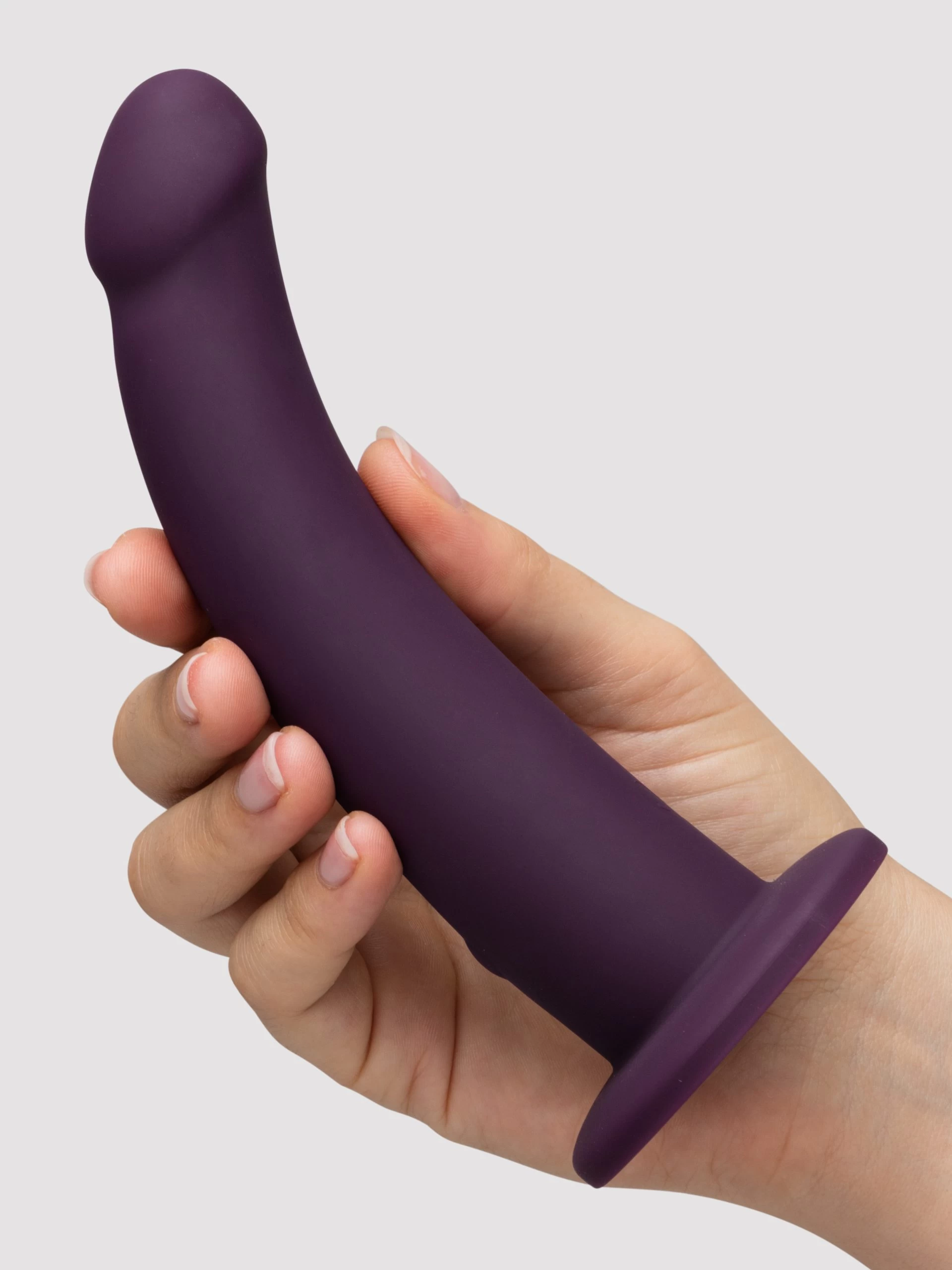 Lovehoney Velvet Dream Rechargeable Liquid Silicone Vibrating Dildo 7 Inch 6 Lovehoney Velvet Dream Rechargeable Liquid Silicone Vibrating Dildo 7 Inch - Image 4