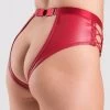 Lovehoney Fierce Leather Look Lace-Up Open-Back Crotchless Red Panties 2 Lovehoney Fierce Leather Look Lace-Up Open-Back Crotchless Red Panties -Online Sex toys shop 86247 a48205 red regular 000
