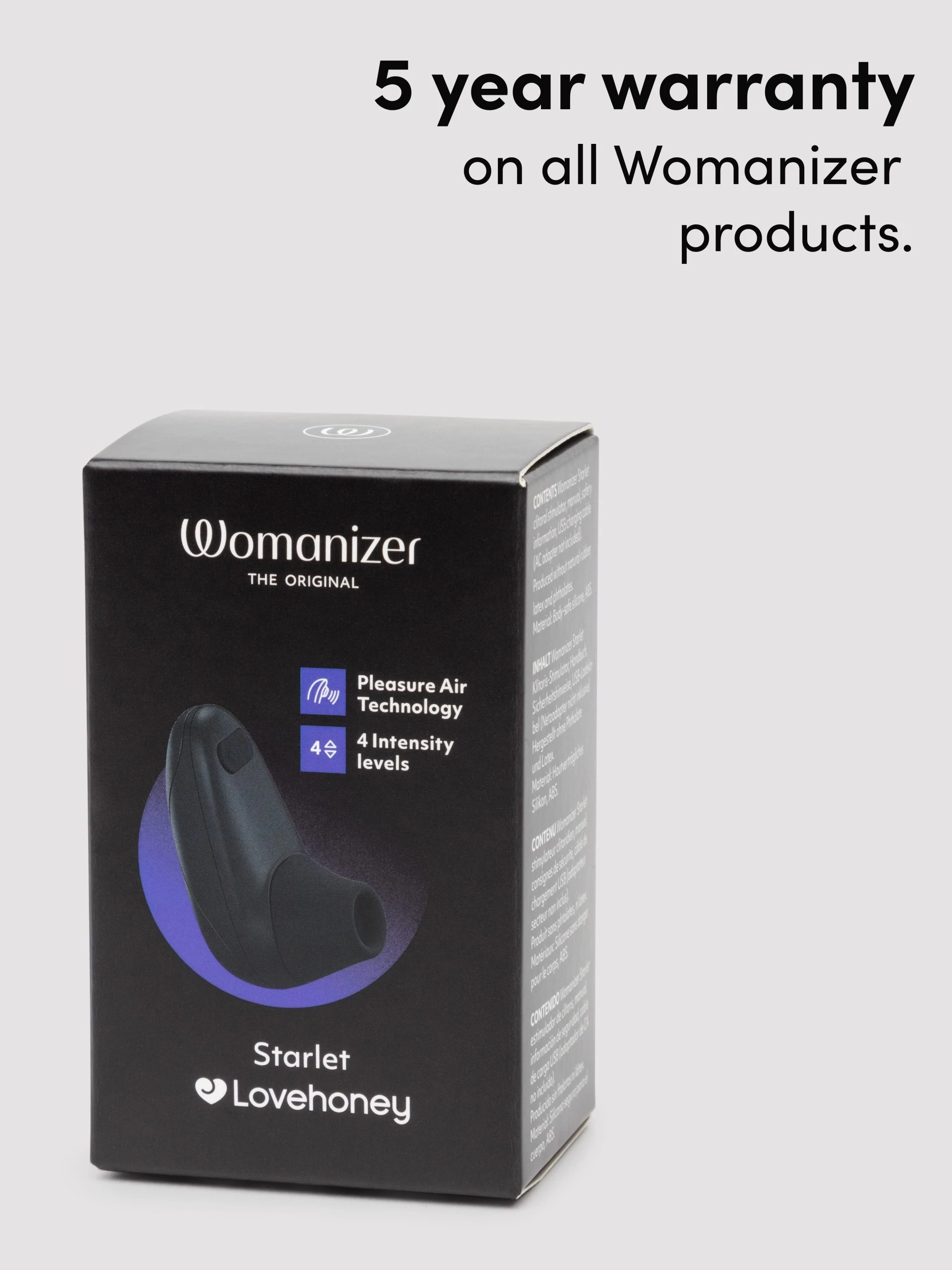 Womanizer X Lovehoney Starlet Rechargeable Clitoral Stimulator 8 Womanizer X Lovehoney Starlet Rechargeable Clitoral Stimulator - Image 6