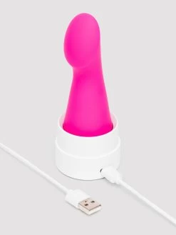 Lovehoney Pleasure Point Rechargeable Silicone Vibrator -Online Sex toys shop 86268 a48440 pink 003