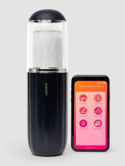Svakom Alex Neo 2 App Controlled Thrusting Interactive Male Masturbator