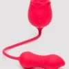 Lovehoney Power Petal 2-in-1 Clitoral Suction Stimulator With Thrusting Egg Vibrator -Online Sex toys shop 86336 a48492 red 000