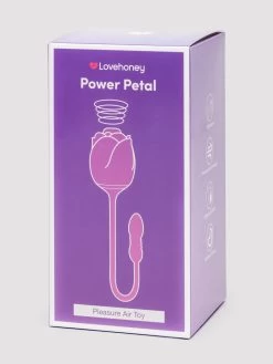 Lovehoney Power Petal 2-in-1 Clitoral Suction Stimulator With Thrusting Egg Vibrator -Online Sex toys shop 86336 a48492 red 006