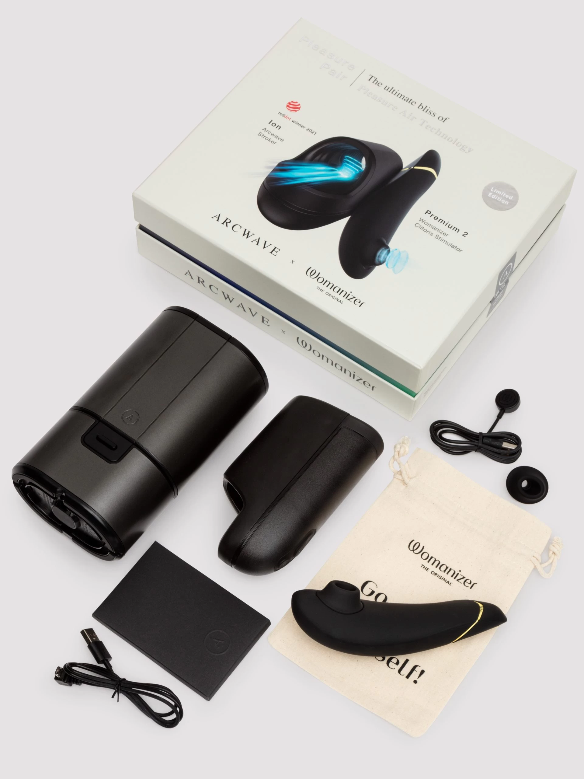 Womanizer X Arcwave Pleasure Pair Premium Couple's Kit 4 Womanizer X Arcwave Pleasure Pair Premium Couple's Kit - Image 2