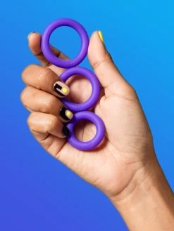 ROMP Remix Trio Silicone Cock Ring Set (3 Piece)
