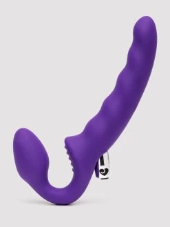 Lovehoney Deep Dive Posable Rechargeable Vibrating Strapless Strap-On 10 Lovehoney Deep Dive Posable Rechargeable Vibrating Strapless Strap-On -Online Sex toys shop 86372 a44359 purple 002