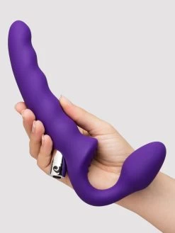 Lovehoney Deep Dive Posable Rechargeable Vibrating Strapless Strap-On 12 Lovehoney Deep Dive Posable Rechargeable Vibrating Strapless Strap-On -Online Sex toys shop 86372 a44359 purple 004