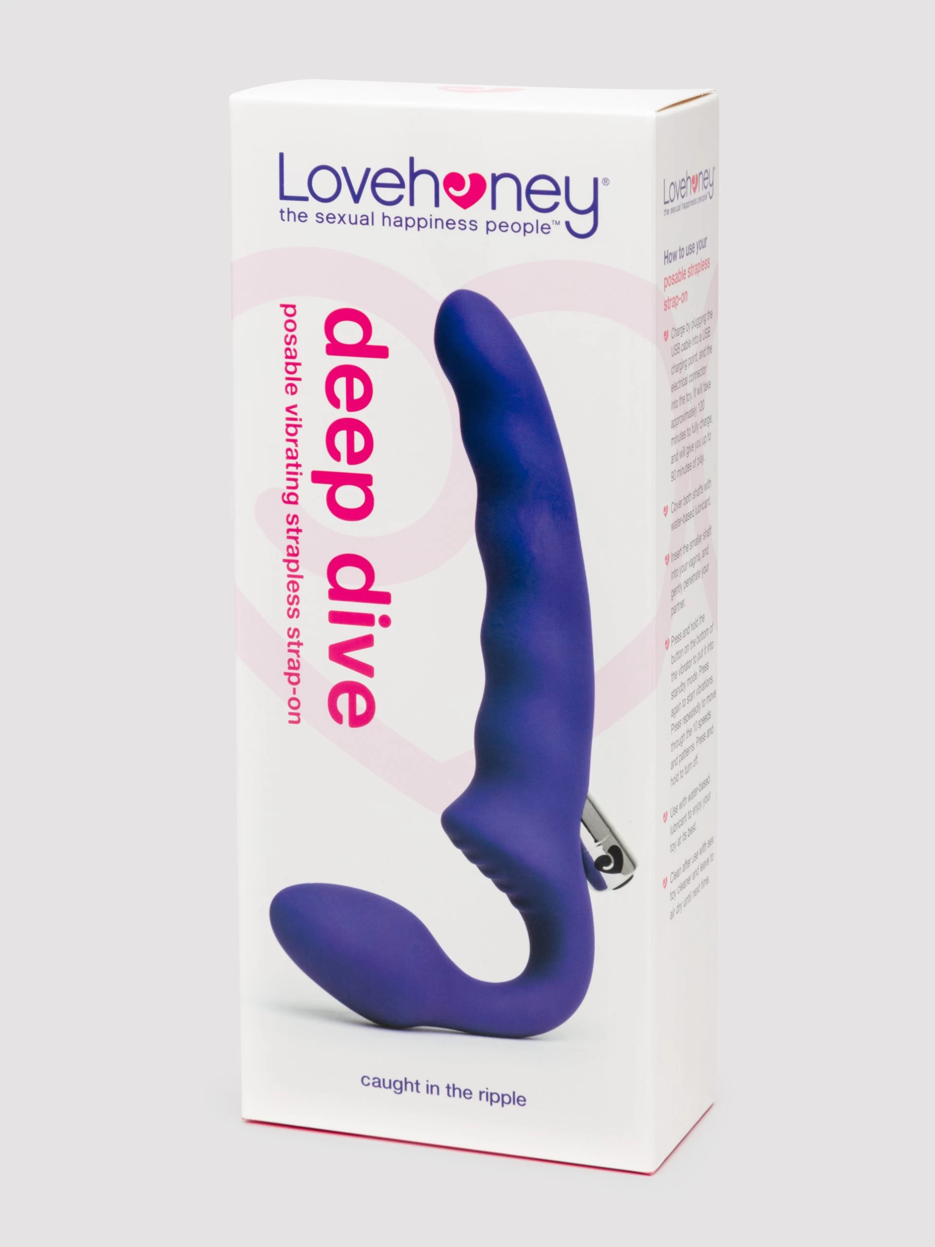 Lovehoney Deep Dive Posable Rechargeable Vibrating Strapless Strap-On 8 Lovehoney Deep Dive Posable Rechargeable Vibrating Strapless Strap-On - Image 6