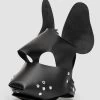 DOMINIX Deluxe Leather Puppy Play Hood -Online Sex toys shop 86383 a48536 black 000