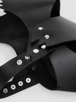 DOMINIX Deluxe Leather Puppy Play Hood -Online Sex toys shop 86383 a48536 black 003