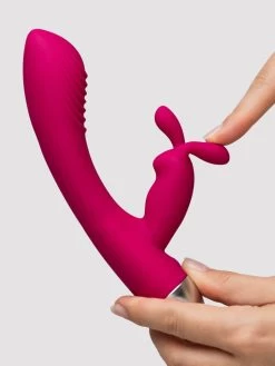Lovehoney Wonder Bunny Rechargeable Silicone Rabbit Vibrator -Online Sex toys shop 86436 a45390 pink 004