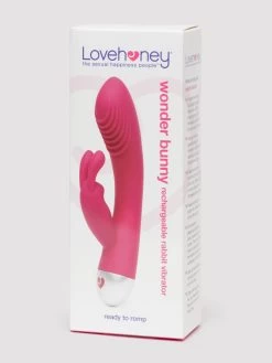 Lovehoney Wonder Bunny Rechargeable Silicone Rabbit Vibrator -Online Sex toys shop 86436 a45390 pink 005
