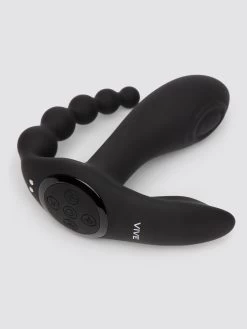 Shots Toys Vive KATA Rechargeable Pulsing Remote Control Triple Stimulation Vibrator -Online Sex toys shop 86448 a48589 black 002