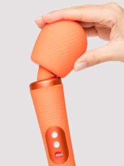 Fun Factory VIM Extra Quiet Silicone Wand Vibrator -Online Sex toys shop 86451 a48592 orange 005