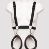 Bondage Boutique Harness With Wrist And Thigh Restraints -Online Sex toys shop 86530 a48655 black 001