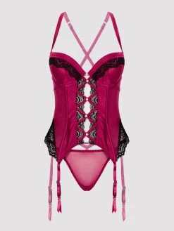 Lovehoney Plus Size Satin Romance Purple Basque Set -Online Sex toys shop 86548 a48664 purple x size 005