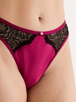 Lovehoney Satin Romance Black Open-Back Pearl Crotchless Panties -Online Sex toys shop 86550 a48666 black regular 003 1