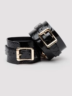 Bondage Boutique Faux Leather Spreader Bar 20 Inch -Online Sex toys shop 86557 a48671 black 003 1