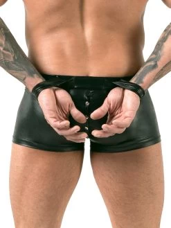 Svenjoyment Black Wet Look Cuff And Studs Boxers 7 Svenjoyment Black Wet Look Cuff And Studs Boxers -Online Sex toys shop 86632 a48705 black regular 002