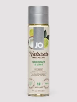 System JO Naturals Coconut And Lime Massage Oil 4 Fl Oz