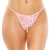 Fantasy Lingerie Bottoms Up Pink Lace Crotchless Pearl Thong 2 Fantasy Lingerie Bottoms Up Pink Lace Crotchless Pearl Thong -Online Sex toys shop 86829 a48879 pink regular 000
