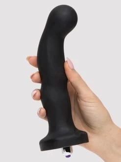 Tantus Silicone P-Spot Anal Vibrator 7.5 Inch -Online Sex toys shop 9619 a9619 black 004