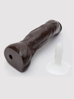 Doc Johnson Black Thunder Realistic Vac-U-Lock Dildo 9 Inch -Online Sex toys shop 9803 a9803 flesh brown 002